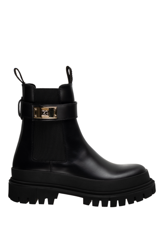 Dolce & Gabbana woman women's black genuine leather boots buy with prices and photos 176259 - photo 1