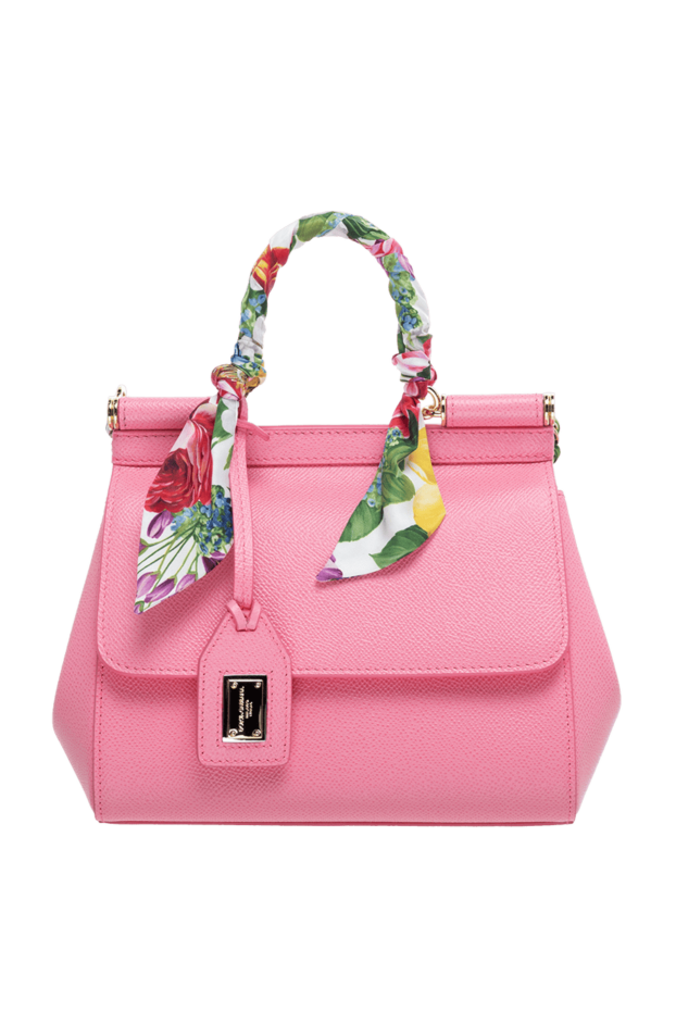 Dolce & Gabbana woman women's pink genuine leather bag buy with prices and photos 176276 - photo 1