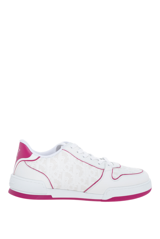 Dior woman white leather and cotton sneakers for women buy with prices and photos 176328 - photo 1