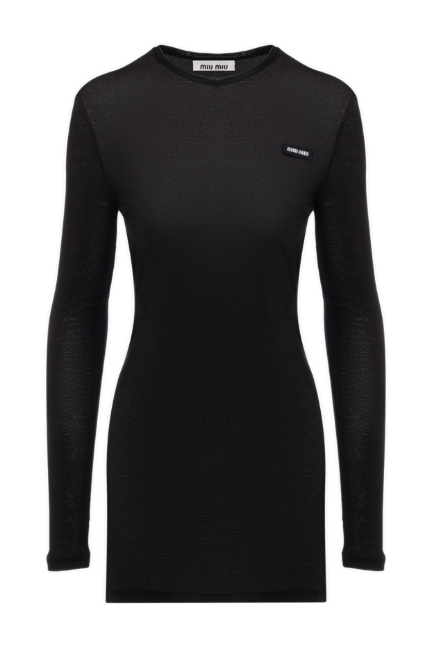 Miu Miu black cotton knitted dress 176442 - photo 1