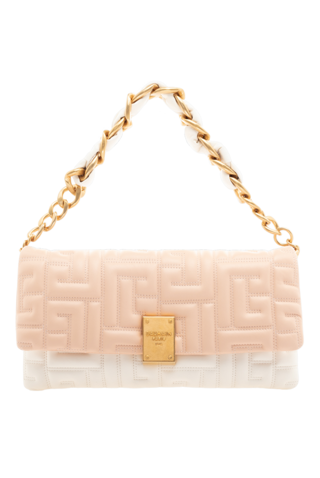 Balmain woman women's beige sheepskin bag buy with prices and photos 176489 - photo 1