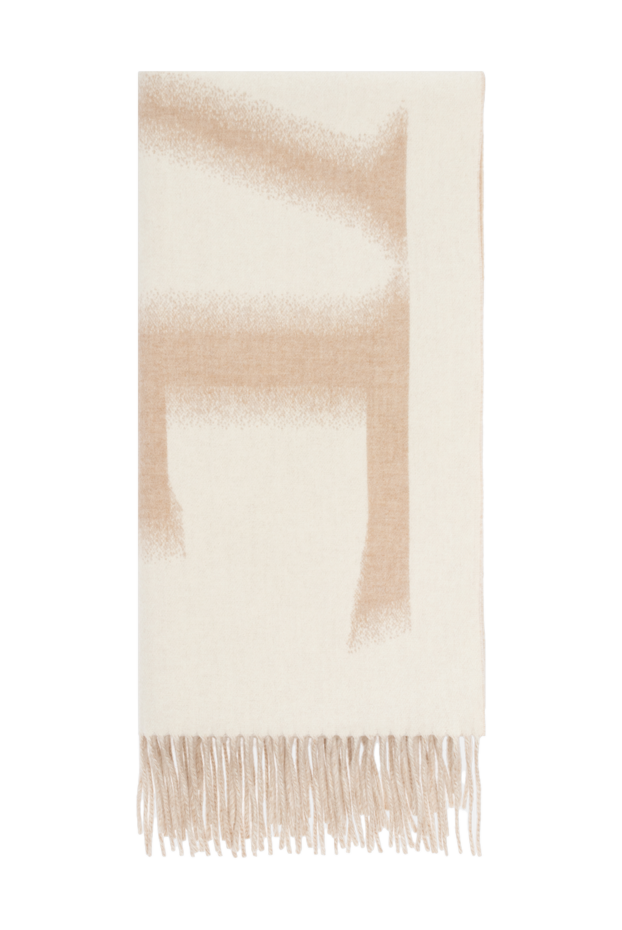 Loewe woman women's beige wool and cashmere scarf buy with prices and photos 176497 - photo 1