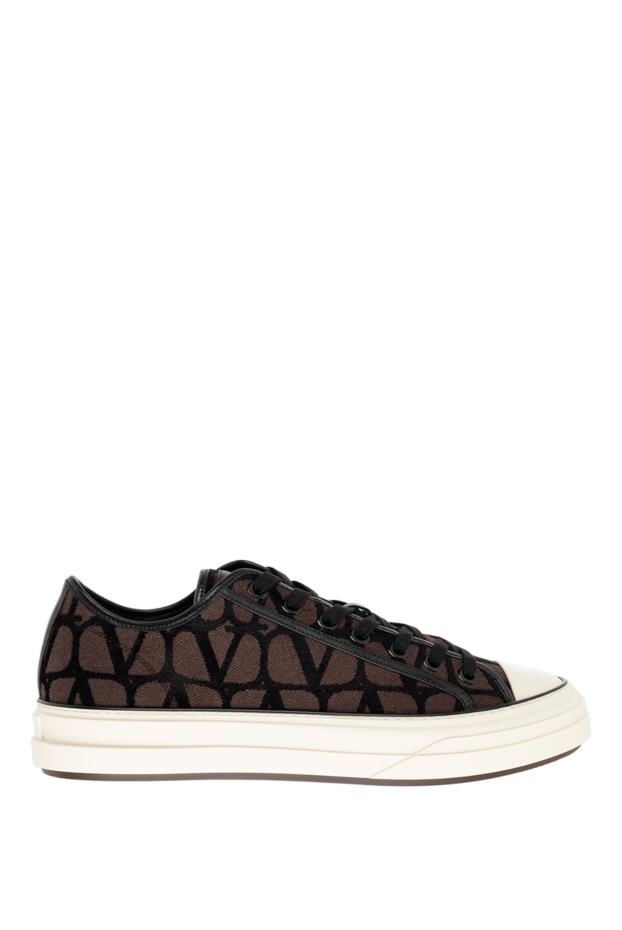 Valentino man textile sneakers for men, brown buy with prices and photos 176512 - photo 1