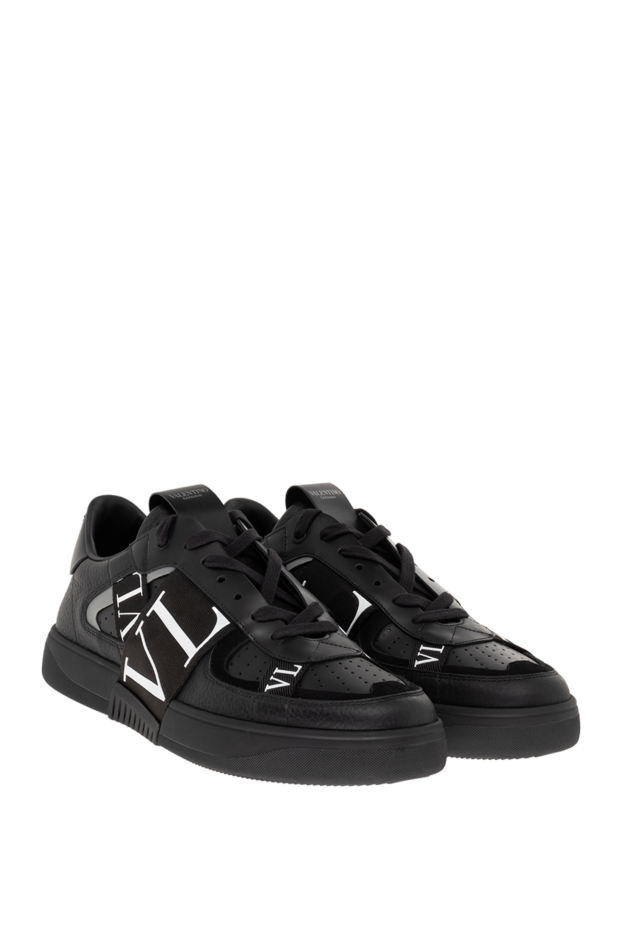 Valentino leather snickers for men black 176513 - photo 3