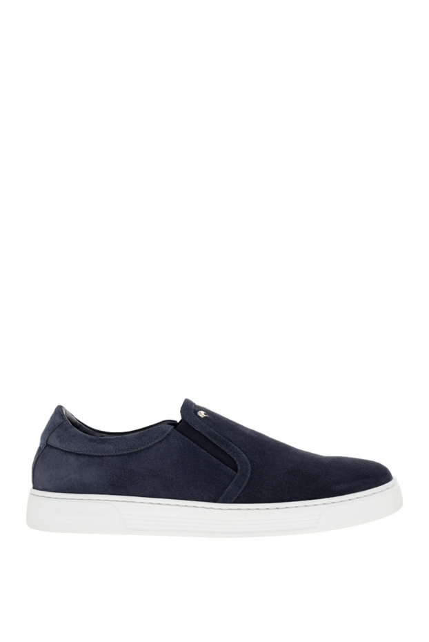 Stefano Ricci nubuck moccasins for men blue 176544 - photo 1