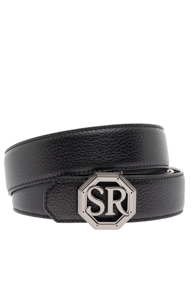 Leather belt for men brown - photo 1