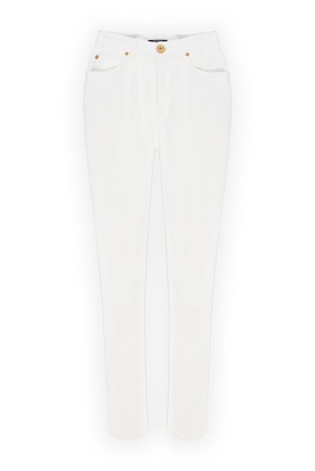 Balmain жіночі джинси з бавовни жіночі білі купити фото з цінами 176585 - фото 1