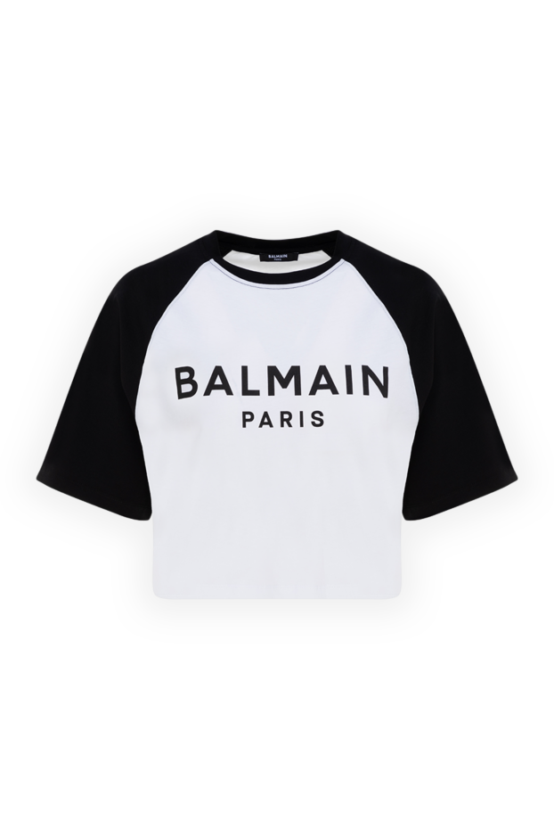 Balmain woman women's white cotton t-shirt buy with prices and photos 176599 - photo 1