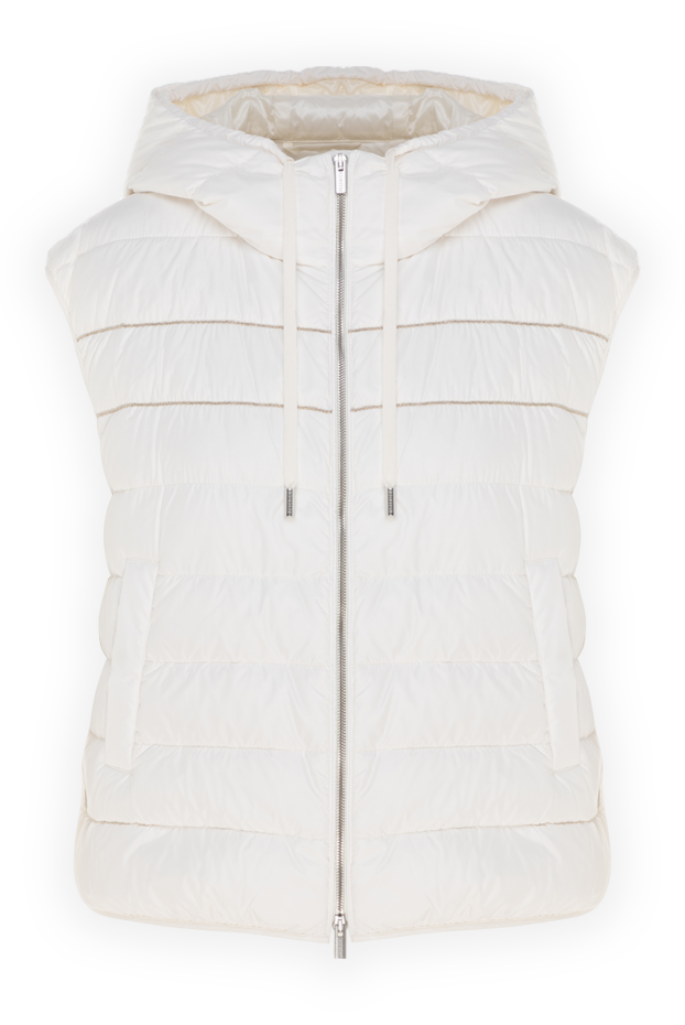 Peserico woman women's polyester vest white buy with prices and photos 176613 - photo 1