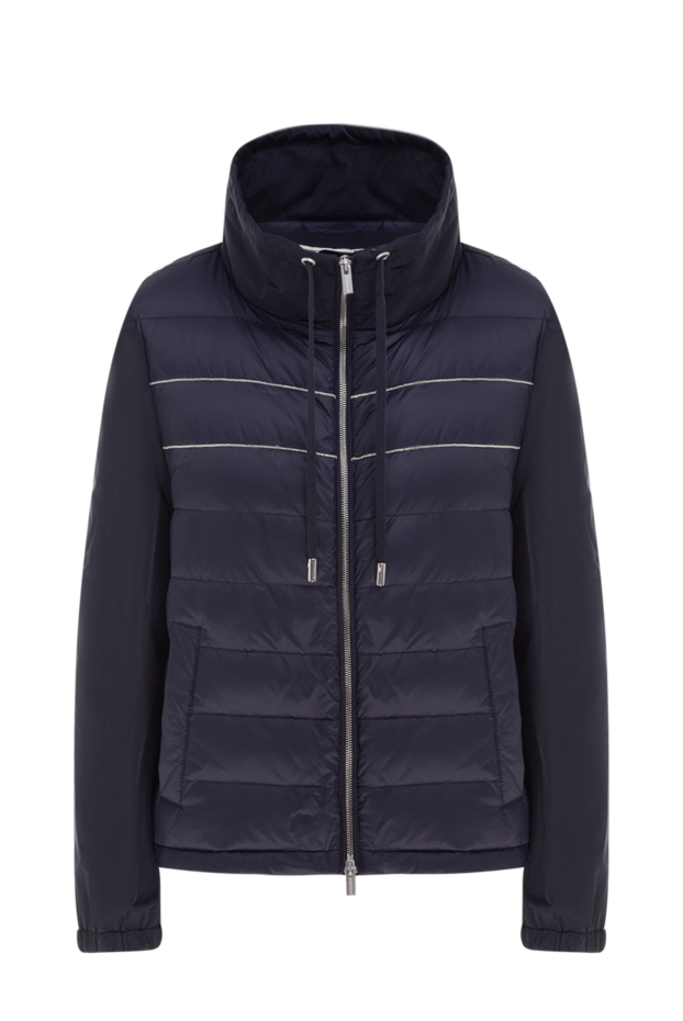 Peserico женские куртка из нейлона женская синяя купить с ценами и фото 176615 - фото 1