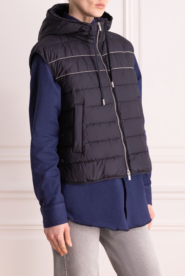 Peserico women's polyester vest blue 176617 - photo 3