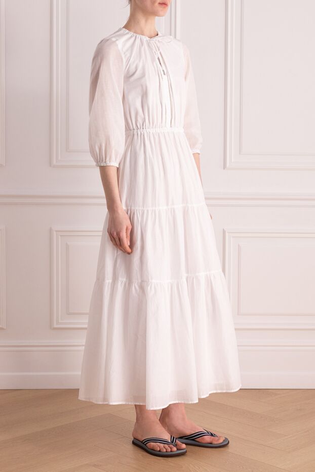 Peserico airy cotton dress with a light translucent texture 176629 - photo 3