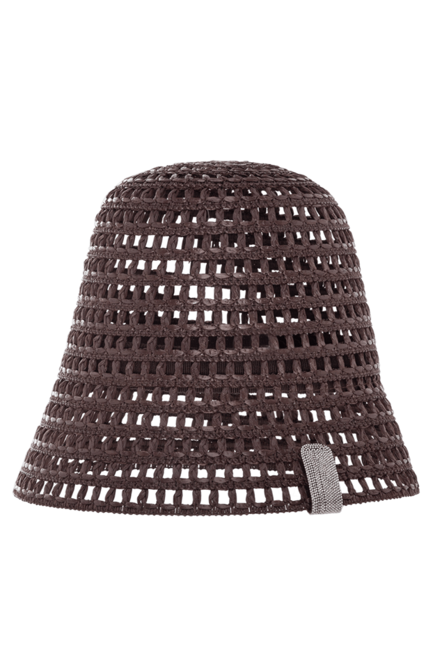 Peserico women's mesh texture hat with shiny side patch 176655 - photo 1