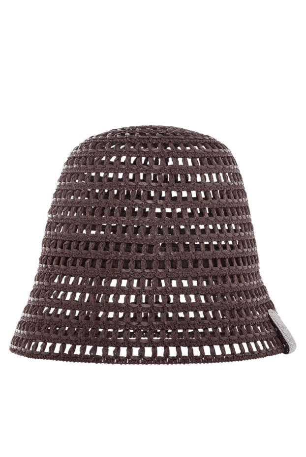 Peserico women's mesh texture hat with shiny side patch 176655 - photo 3