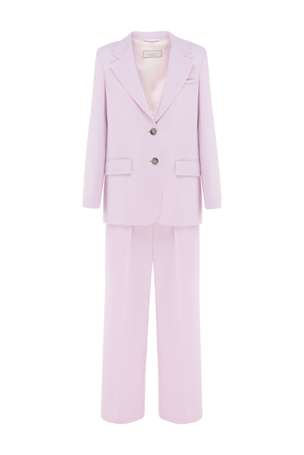 Peserico women's lilac viscose pantsuit 176688 - photo 1