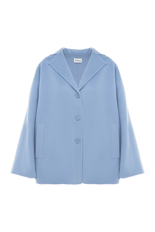 P.A.R.O.S.H. woman women's wool and cashmere jacket blue buy with prices and photos 176722 - photo 1
