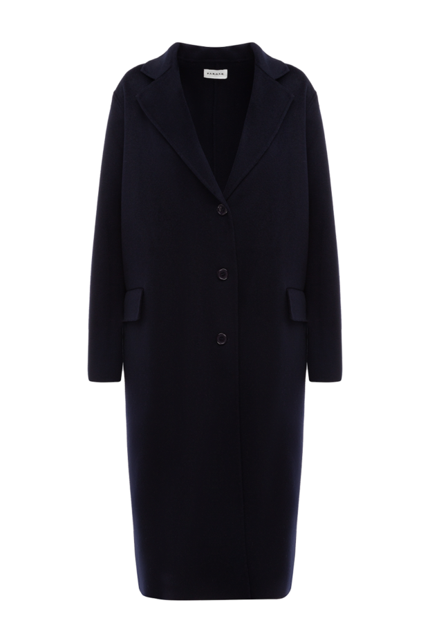 P.A.R.O.S.H. woman women's blue wool and cashmere coat buy with prices and photos 176729 - photo 1