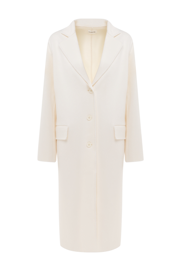 P.A.R.O.S.H. woman women's white wool and cashmere coat buy with prices and photos 176731 - photo 1
