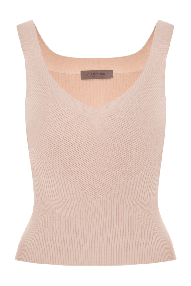 D.Exterior woman women's pink viscose and polyamide top buy with prices and photos 176745 - photo 1