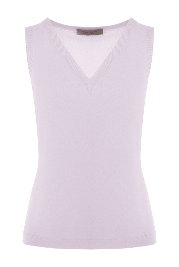 D.Exterior lilac knit top with a deep v-neck (markdown) 195651 - photo 1