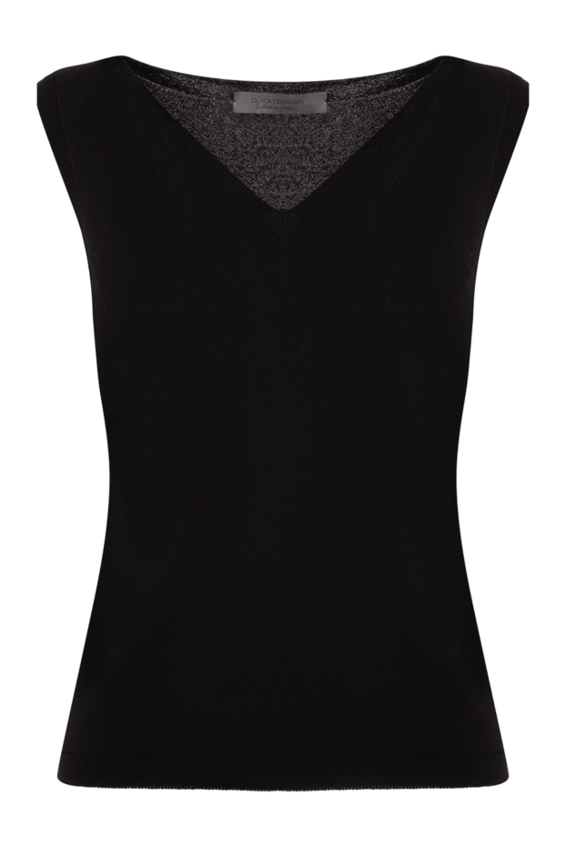 D.Exterior woman women's black viscose and polyamide top buy with prices and photos 176750 - photo 1