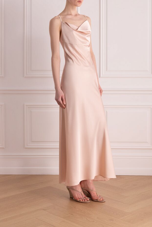 D.Exterior pink polyester and elastane dress 176754 - photo 3