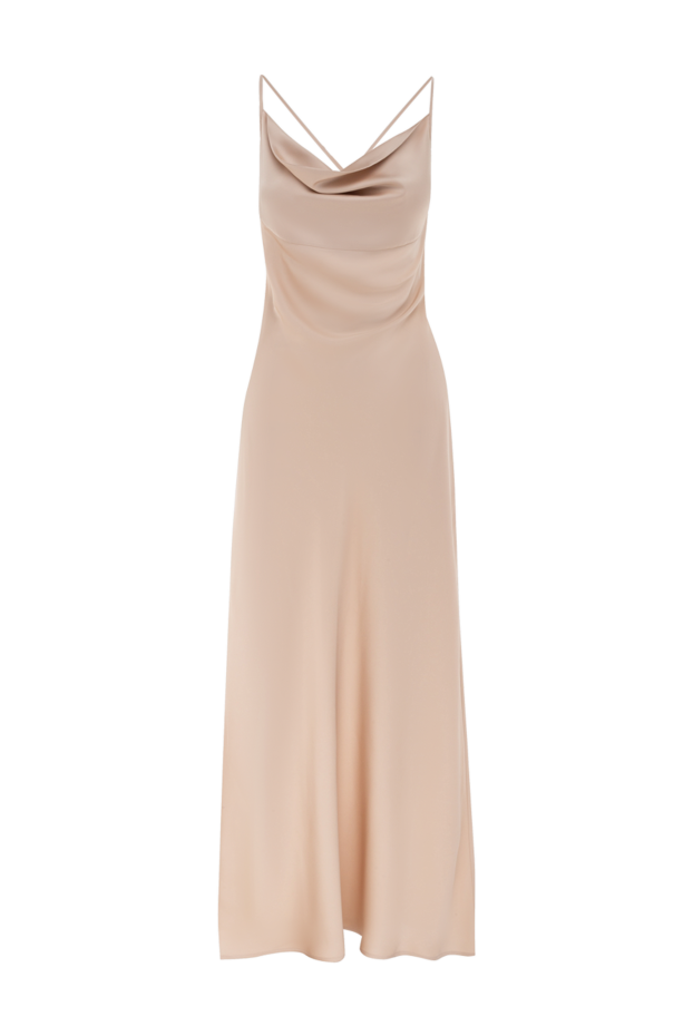 D.Exterior woman beige polyester and elastane dress buy with prices and photos 176755 - photo 1