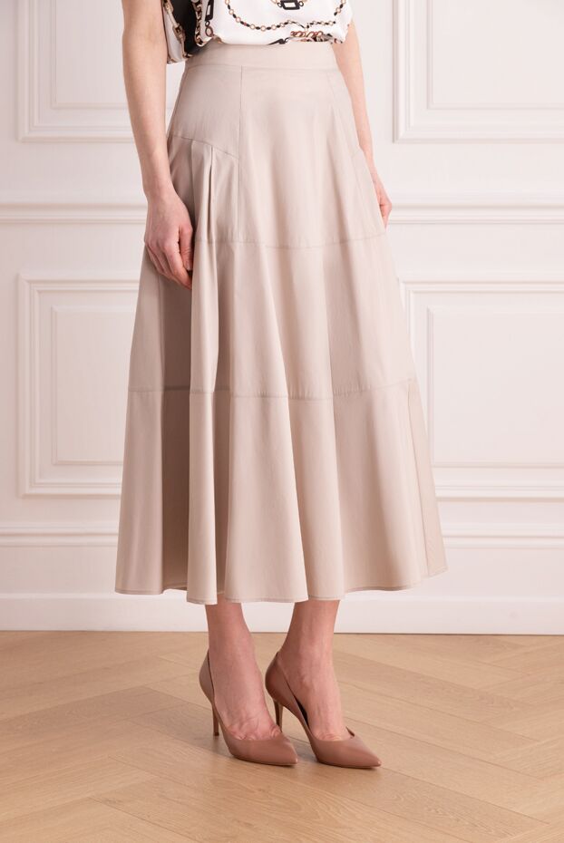 D.Exterior women's beige midi skirt 176765 - photo 3