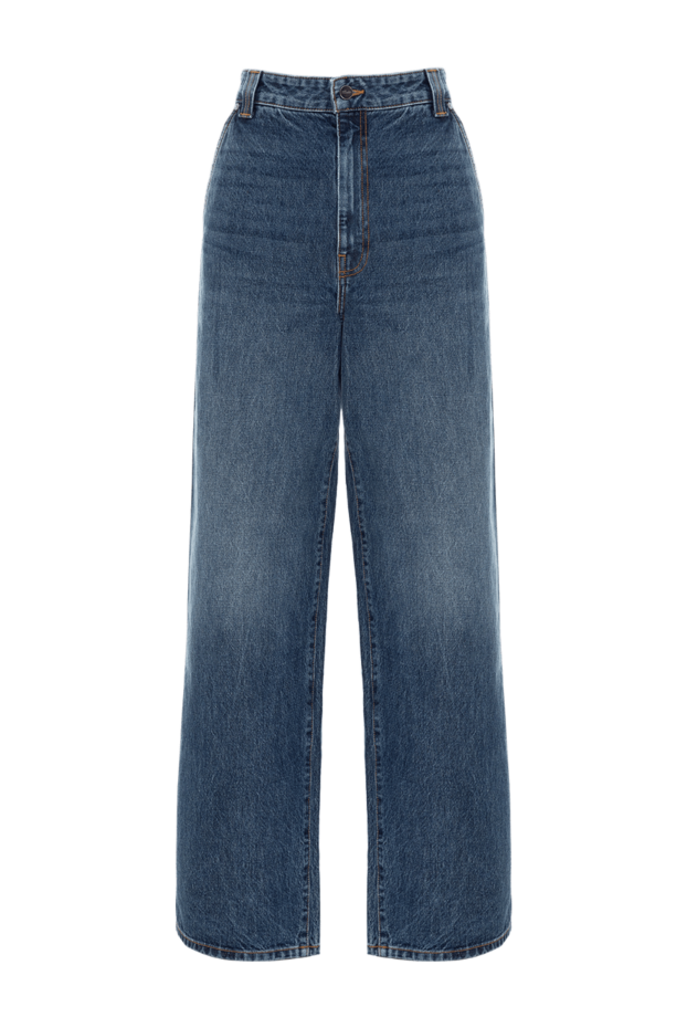 Khaite женские джинсы из хлопка женские синие купить с ценами и фото 176782 - фото 1