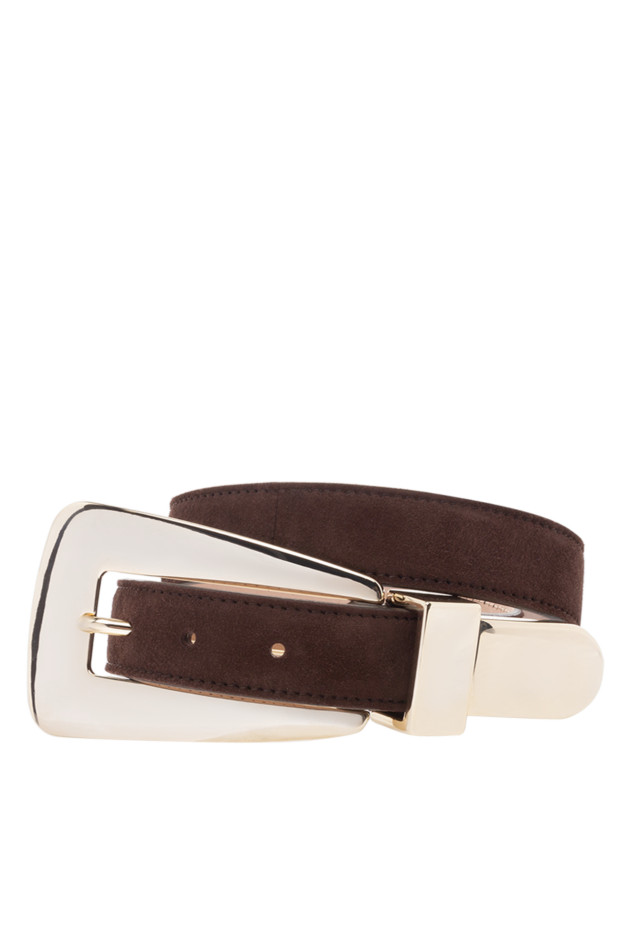 Khaite woman women's brown suede belt buy with prices and photos 176795 - photo 1