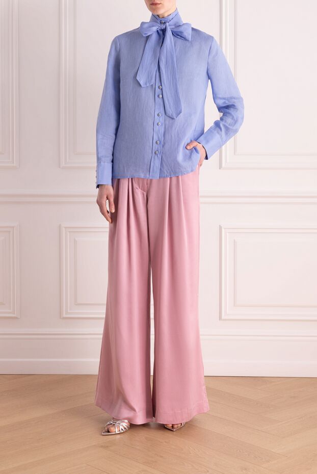 Zimmermann blouse made of cotton for women blue 176812 - photo 2
