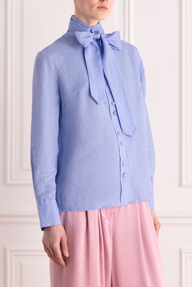Zimmermann blouse made of cotton for women blue 176812 - photo 3