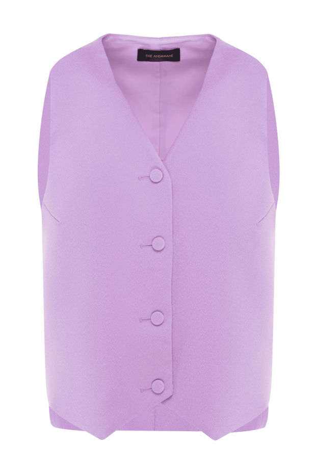 The Andamane woman women's purple suit vest made of polyester buy with prices and photos 176846 - photo 1