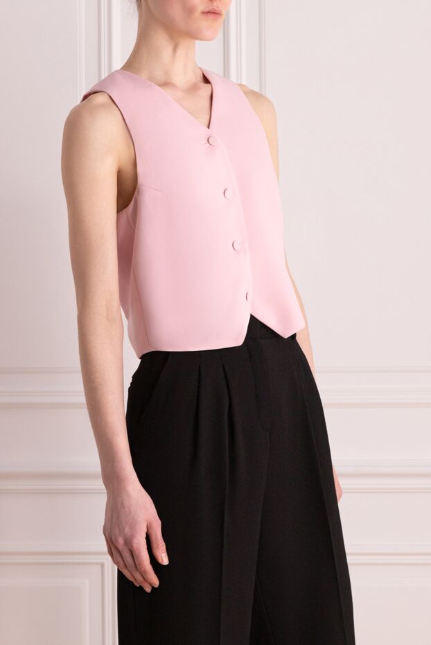 The Andamane pink polyester suit vest for women 176847 - photo 3