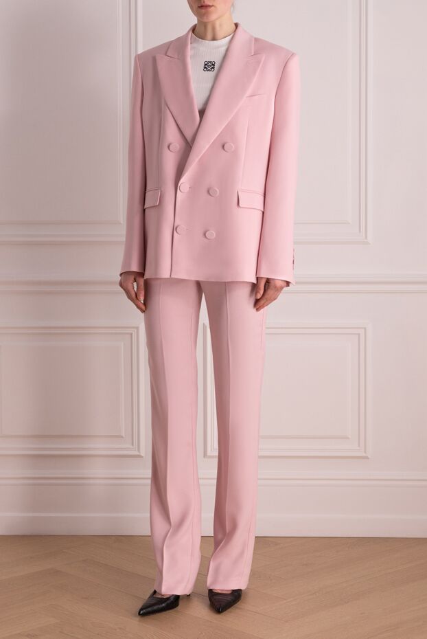 The Andamane woman women's pink suit with polyester trousers buy with prices and photos 176852 - photo 2