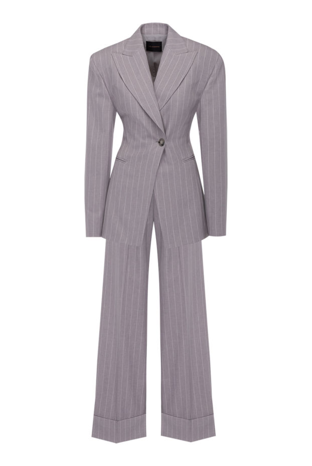 The Andamane woman women's gray suit with polyester and viscose trousers buy with prices and photos 176855 - photo 1