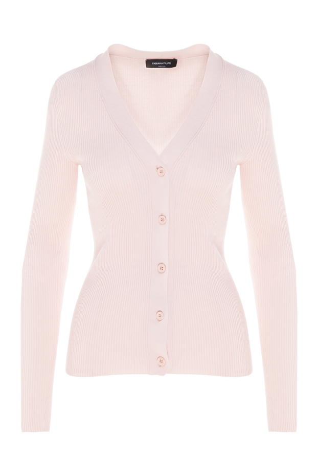 Fabiana Filippi woman cotton cardigan for women pink buy with prices and photos 176867 - photo 1