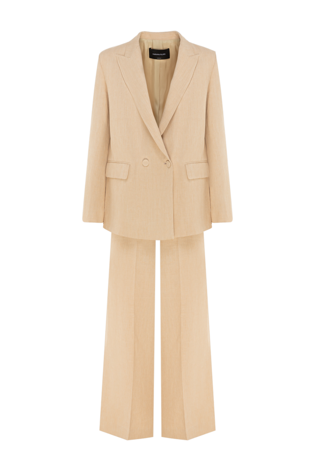 Fabiana Filippi woman women's beige suit with trousers buy with prices and photos 176871 - photo 1