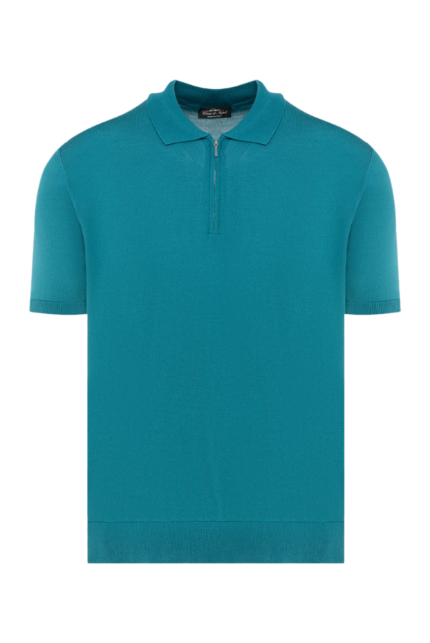 Cesare di Napoli man men's silk polo green buy with prices and photos 176880 - photo 1