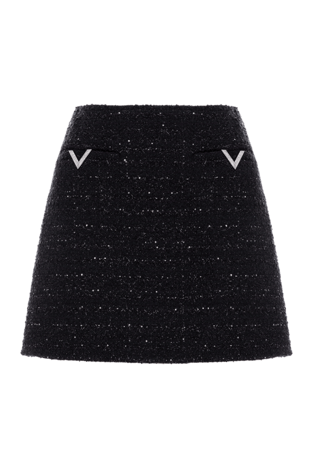 Valentino женские юбка mini женская черная купить с ценами и фото 176972 - фото 1