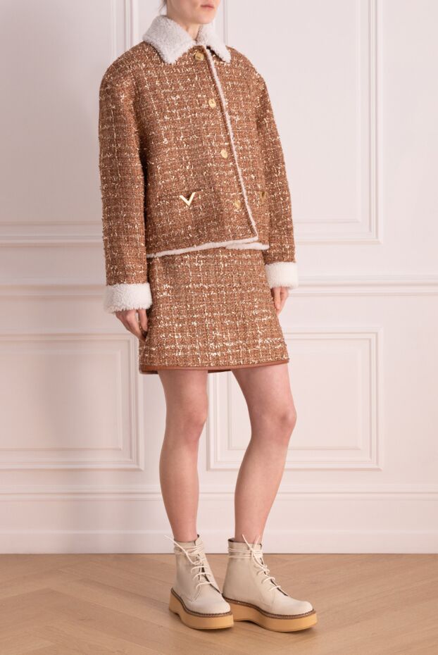 Valentino costume with skirt for women yellow 176994 - photo 3