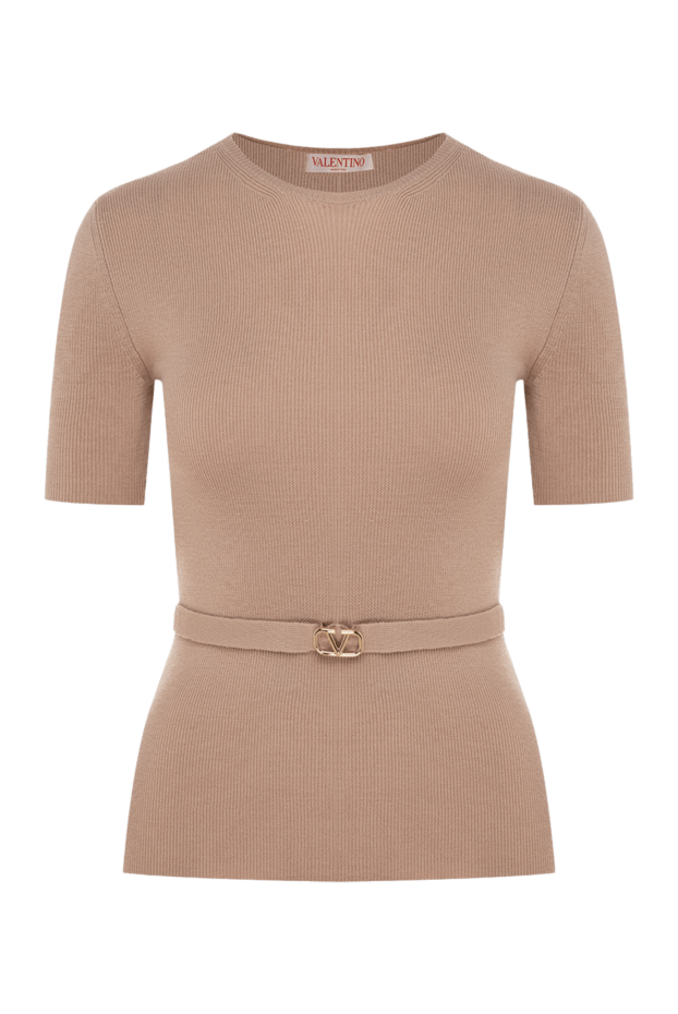 Valentino woman women's beige wool jumper buy with prices and photos 176999 - photo 1