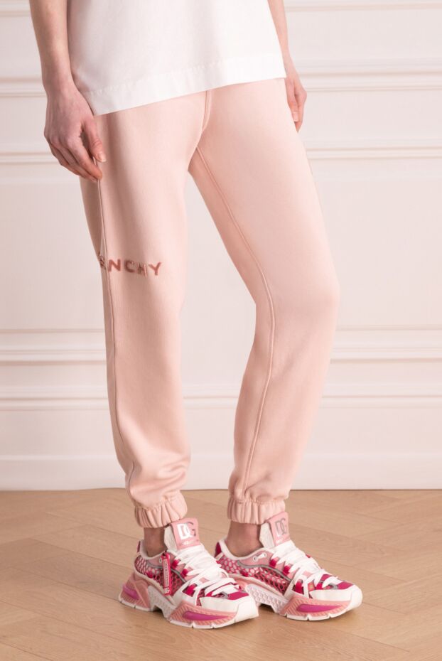 Givenchy women's cotton pants pink 177012 - photo 3