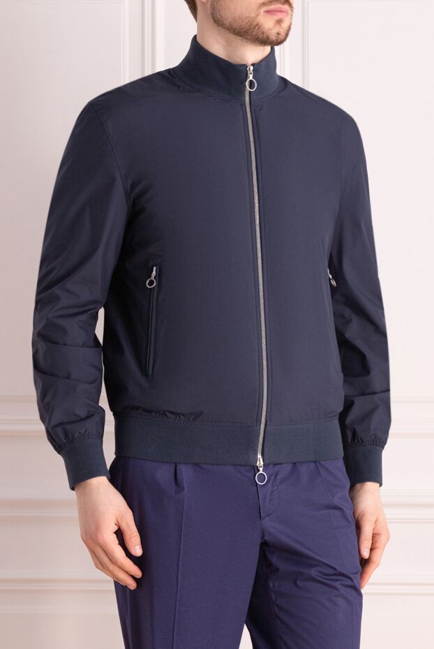 Seraphin men's jacket, dark blue, with a zip-resistant coat 177070 - photo 3