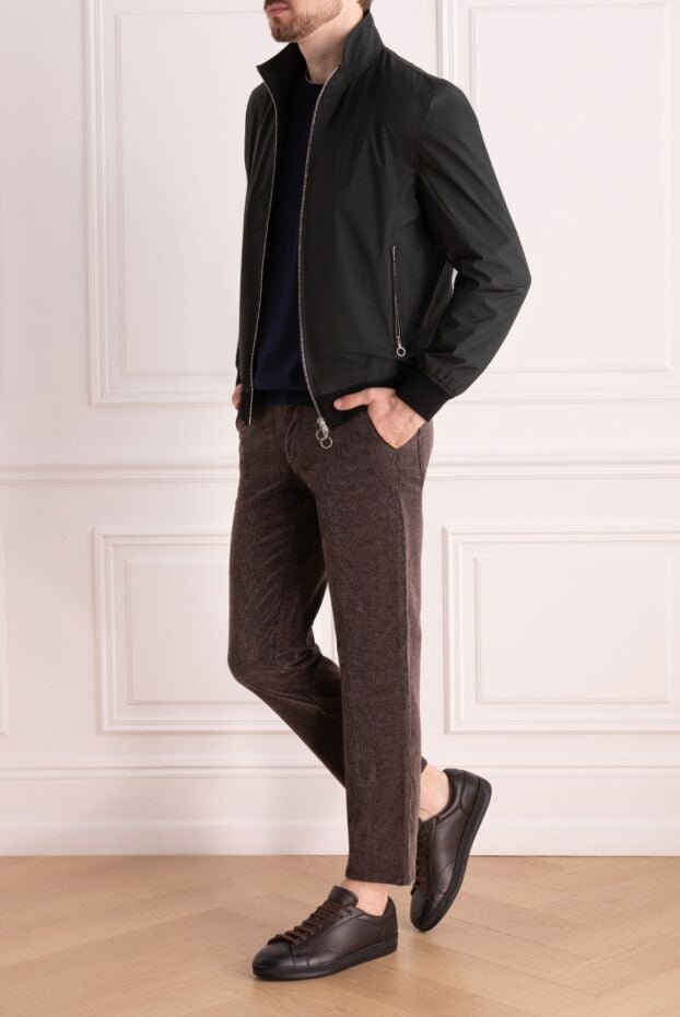 Seraphin lightweight men's blue straight-cut jacket with a zip closure 177073 - photo 2