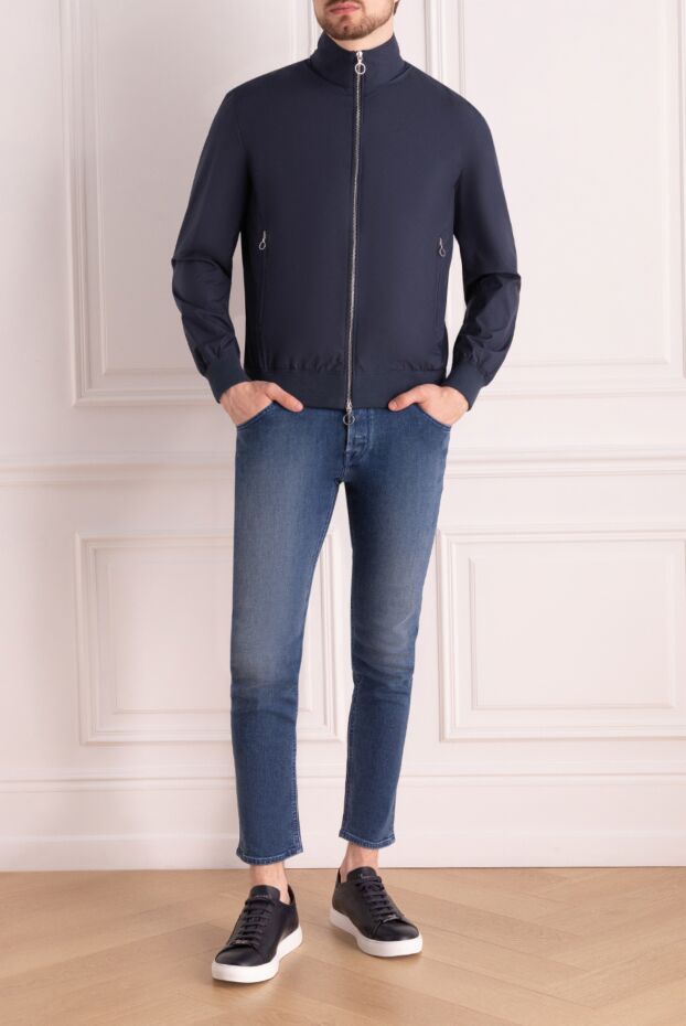Seraphin lightweight men's blue jacket with elasticated hem 177074 - photo 2