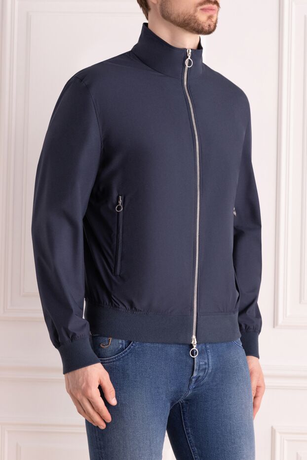 Seraphin lightweight men's blue jacket with elasticated hem 177074 - photo 3