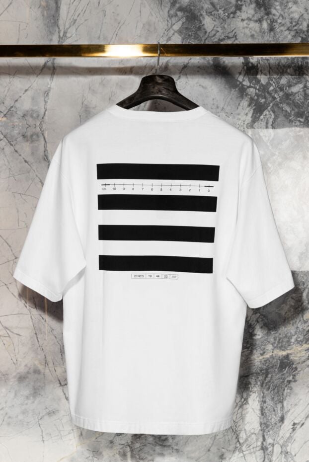 Dolce & Gabbana white cotton t-shirt with graphic design on the back 177106 - photo 2