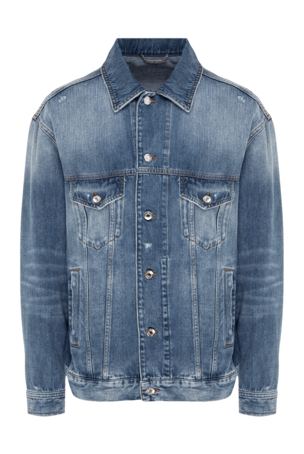 Dolce & Gabbana men's blue denim jacket made of cotton 177111 - photo 1