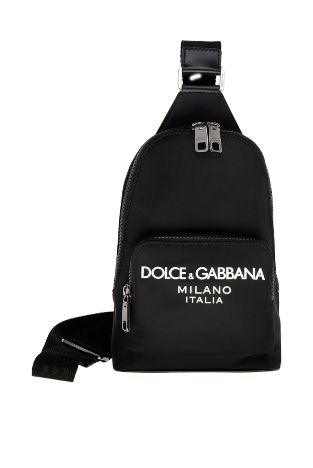 Dolce & Gabbana men's chest bag compact black with pockets 177114 - photo 1
